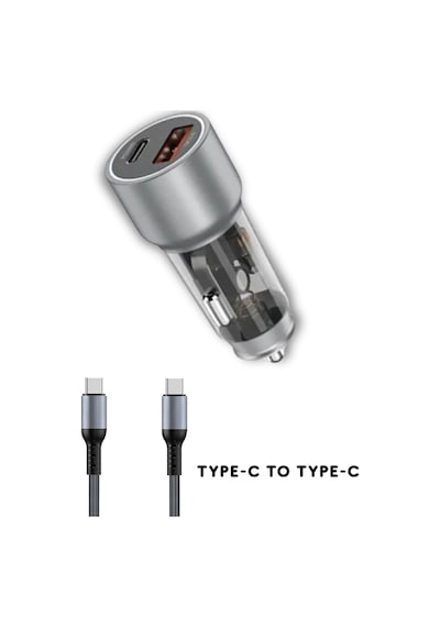 48w Type-c Usb Hızlı Şarj Pd Ultra Fast Araç Şarj Kiti Araç İçi Şarj Aleti Çakmaklık Adaptör