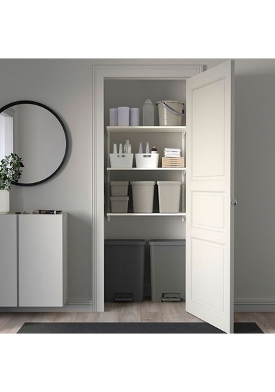 Ikea Knöckla Çöp Kutusu, Koyu Gri, 50 Lt