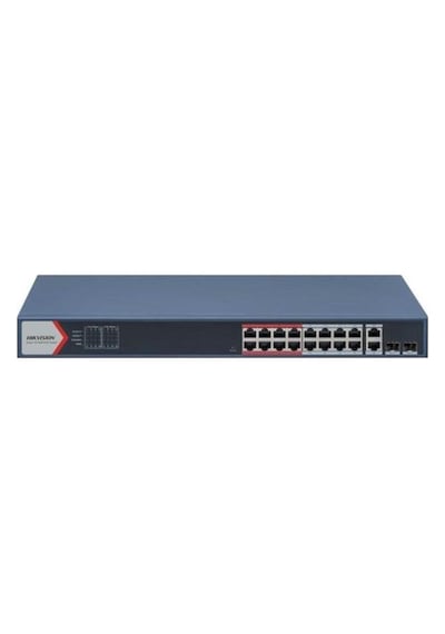 16port 230w Full Poe Ds-3e1318p-eı 10/100 2x Sfp Yönetilebilir Switch