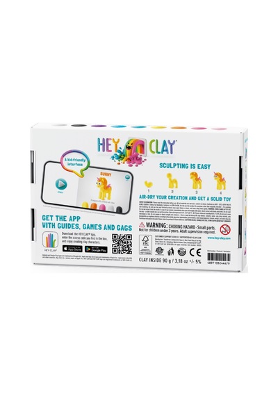 Hey Clay Yaratıcı Kil Seti - Lighty, Sunny, Rainy