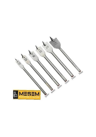 6 Parça Hex Yaprak Matkap Ucu Takımı Kelebek Yaprak Uç Seti+bits