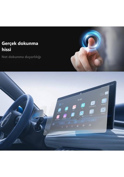 Byd Atto 3 İle Uyumlu Mat Ekran Koruyucu 15.6 İnç Multimedya & Navigasyon Ve 5 İnç Dijital