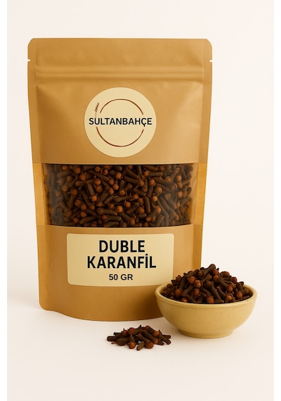 Sultanbahçe Duble Karanfil İri Taneli 50 G Doğal, Katkısız, Yoğun Aromalı Baharat