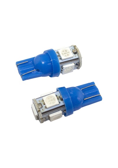 Space Dekoratif Led Ampul T10-2X5 Smd Led Mavi 12V/Laam118-2-12