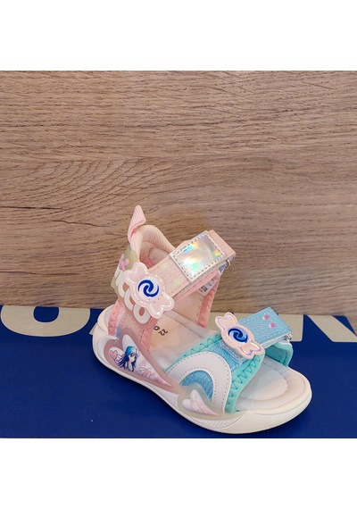 Vicco Arial Kız Çocuk Pudra Phylon Sandalet Pudra
