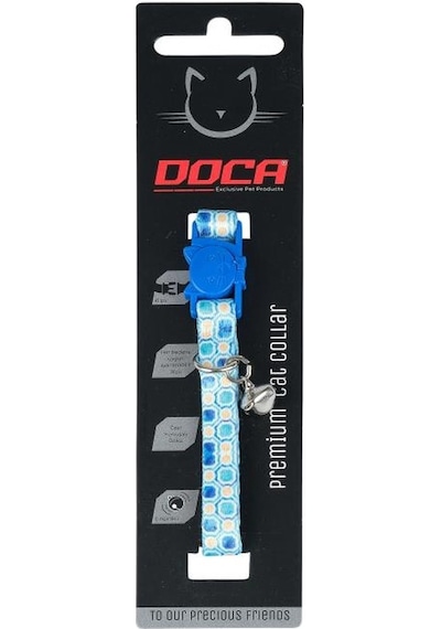 Doca Premium Aqua Desenli Kedi Boyun Tasması