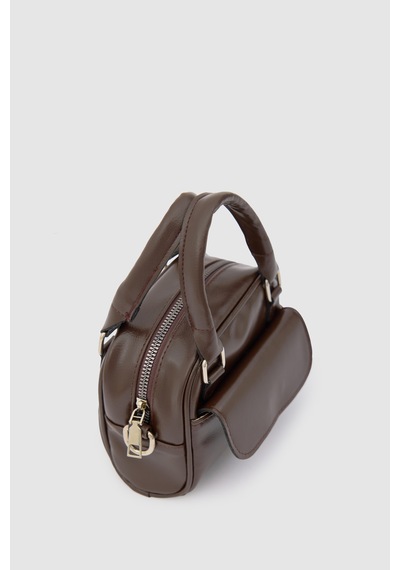 Shule Bags Nala Mini Retro Çapraz Çanta Acı Kahve Acı Kahverengi