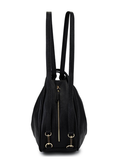 Bruno Shoes Bruno Rossi Bag Kadın Hakiki Deri Siyah Sırt & Omuz Çantası 1048 Mlx14g Bn Cnt Sk25-26 Nero Siyah