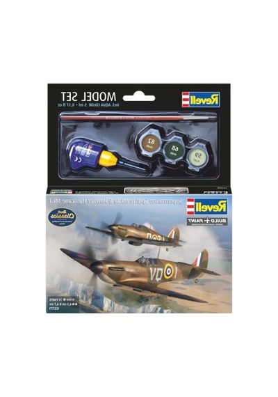 Spitfire Ve Hurricane Model Oyuncak Seti Açık Bej