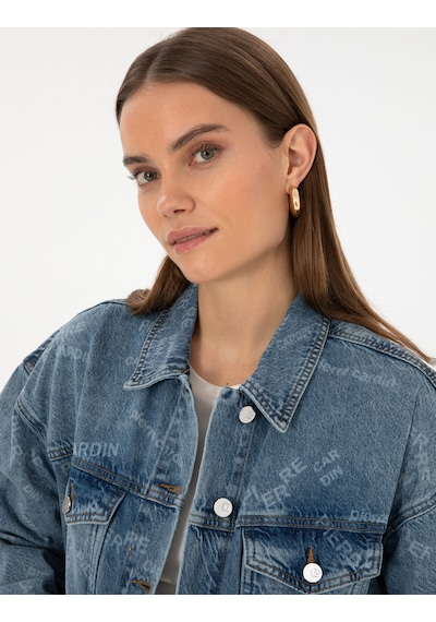 Pierre Cardin Kadın Açık Mavi Ceket Denim 50308527-vr003 Açık Mavi