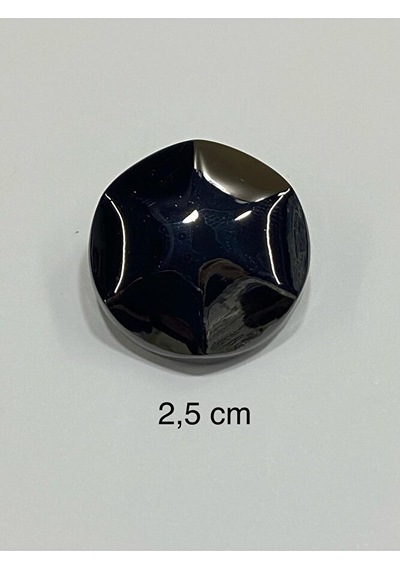 Metal Düğme/kaban Manto Boyu/ 6 Lı Set/2,5 Cm/jx18/siyah