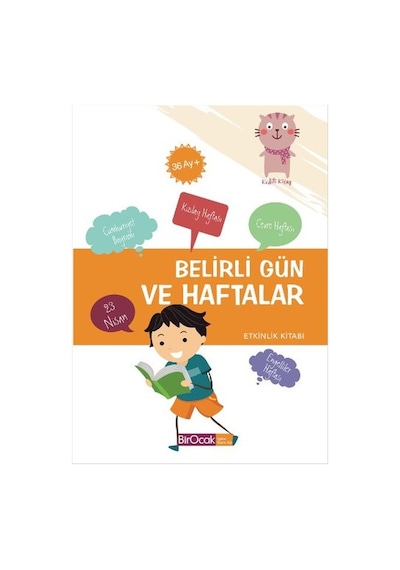 Belirli Gün ve Haftalar Etkinlik Kitabı - 36 Ay - Elif Alkan - Bir Ocak Yayınları