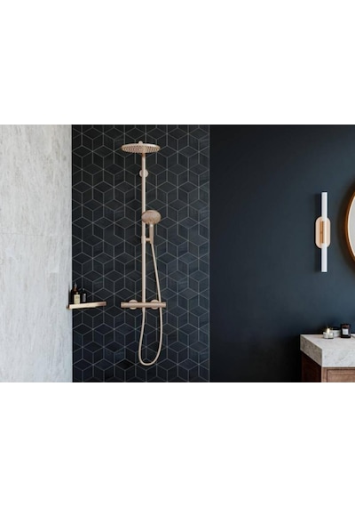 Hansgrohe Raindance Select S 240 1 Jet Termostatik Duş Kolonu - Mat Siyah 27633670 Siyah