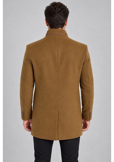 Plt9386 Dewberry Erkek Palto-camel-1