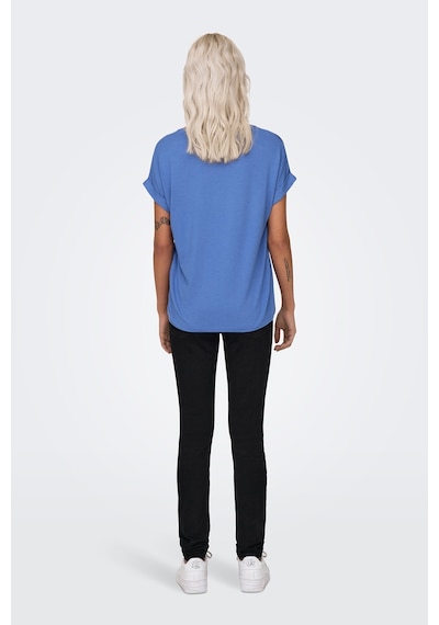 Only Kadın Onlmoster Regular Fit Bisiklet Yaka Kısa Kollu T-shirt 15106662 Mavi Mavi Only Kadın Onlmoster Regular Fit Bisiklet Yaka Kısa Kollu T-shirt 15106662 Mavi Mavi