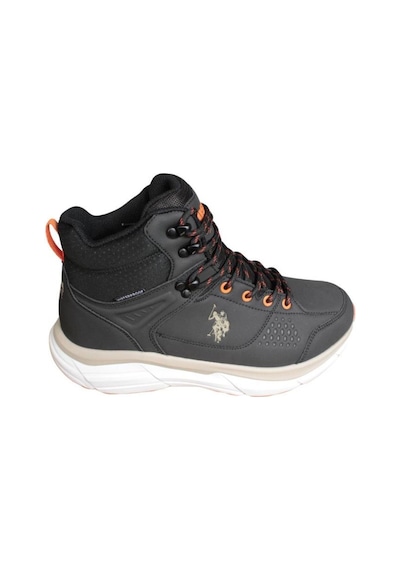 U.S. Polo Assn. U.s. Polo Erkek Siyah Gri Cilt Bağcıklı Bilekli Waterproff Su Geçirmez Soğuga Dayanıklı Kalın Taban Spor Bot 001 U.S. Polo Assn. U.s. Polo Erkek Siyah Gri Cilt Bağcıklı Bilekli Waterproff Su Geçirmez Soğuga Dayanıklı Kalın Taban Spor Bot 001