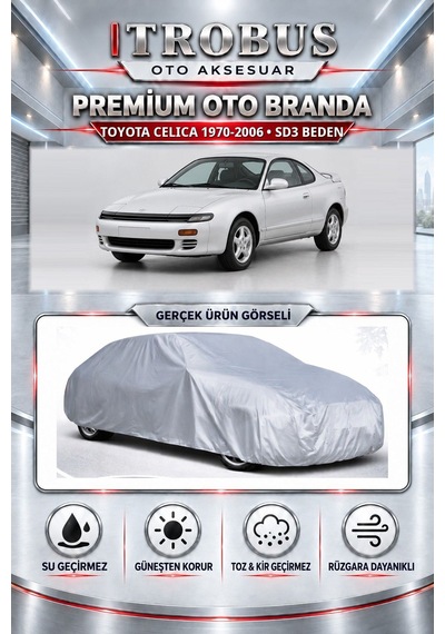 Toyota Celica 1970-2006 Uyumlu Premium Araba Brandası Oto Branda Sd3 Beden
