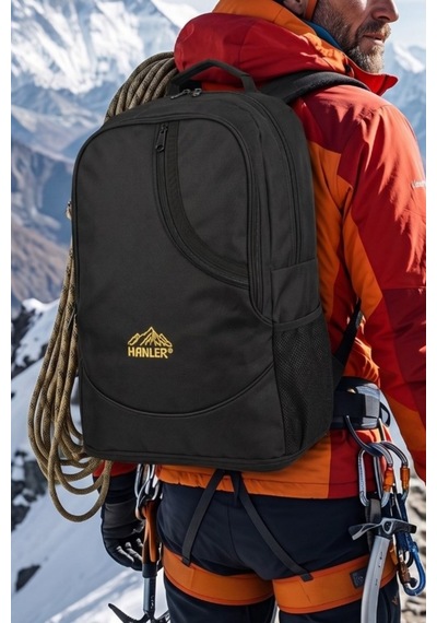 Lederax Körüklü Dağcı Ve Outdoor Sırt Çantası Ld663 Siyah