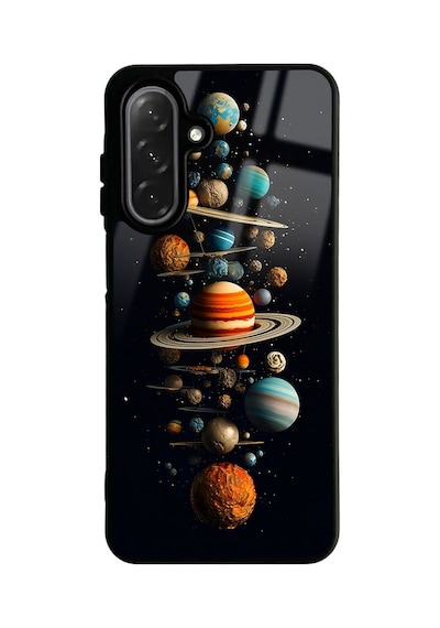 Galaxy Uyumlu A26 Kılıf Kamera Lens Korumalı Desenli Silikon Üstün Koruma Pazarplus Gold