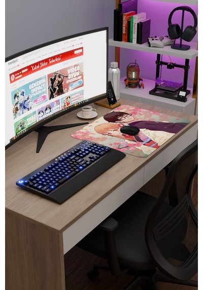 Sangatsu No Lion Anime V5 - 48x40 Xl Gaming Kauçuk Kaymaz Taban Mouse Pad Fare Altlığı