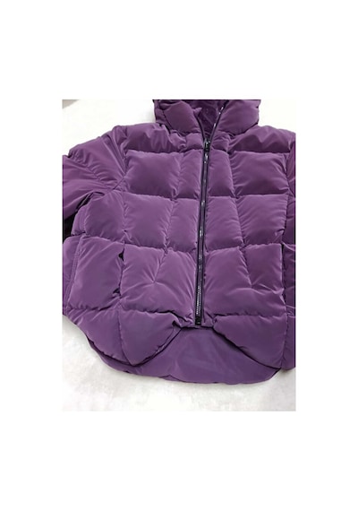 Bubiee Baby Mor Kapüşonlu Kız Çocuk Şiş Mont