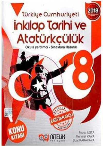 Nitelik Yayınları 8. Sınıf İnkılap Tarihi Konu Kitabı