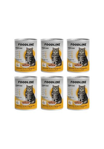 Yetişkin Kedi Konservesi 400 Gr, Gravy Sos İçerisinde Parça Etli 400 Gr X 6 Adet, Tavuk