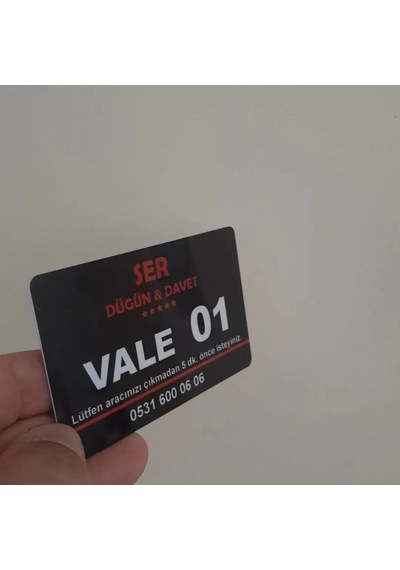 Vale Kartı 25 x 2 Sıra Numaralı 50 Adet