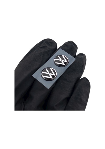 Kendinden Yapışkanlı Volkswagen Logolu 11 Mm Damla Baskılı Anahtarlık Kumanda Amblemi 2 Adet