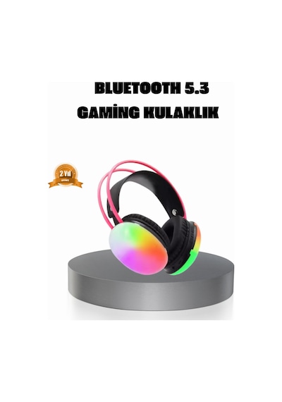 Ergonomik - 593 - Rgb Bluetooth Kulaklık - Matxzngz - 3d Ses
