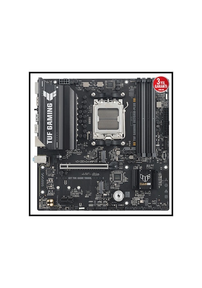 Asus Tuf Gamıng A620am-plus, 4xddr5, 2x M.2, Hdmı, 2xdp, Amd Ryzen 7000 Serisi, Am5 Soket Anakart
