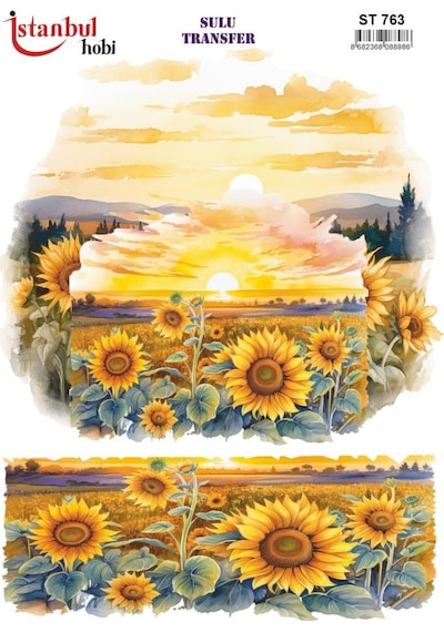 Sulu Transfer Kağıdı 25x35cm St-763
