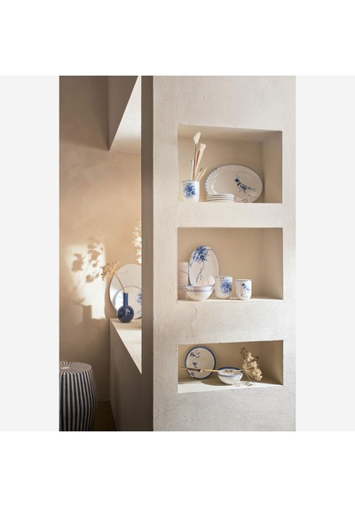 Beyaz Porselen Servis Tabağı 30x21,5 Cm