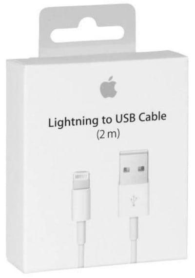 İphone Şarj Kablosu 2 Metre Md819zm/a İphone 5-6-7-8-x Senalstore - Gümüş Gri