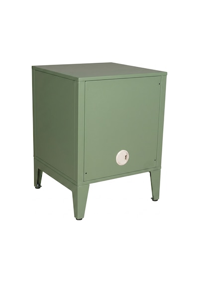 Alfafonet Ziglat Serisi Kilitli Metal Home Office Dolabı Cam Kapaklı Yeşil Ral 6018 450x600x450 Mm