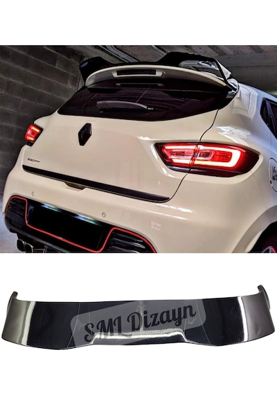 Renault Clio 4 Rs V Cup Style Spoiler- Spoyler Parlak Siyah
