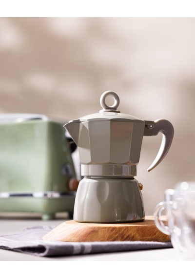Madame Coco Tara Moka Pot - Bej - 150 Ml