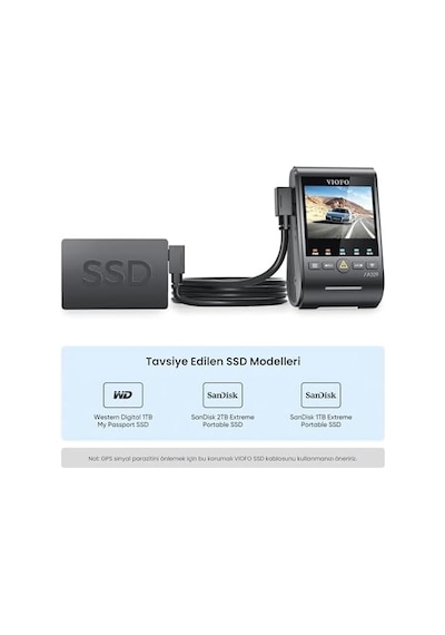 A329 İçin Type-c Ssd Data Kablosu 1.8 Metre