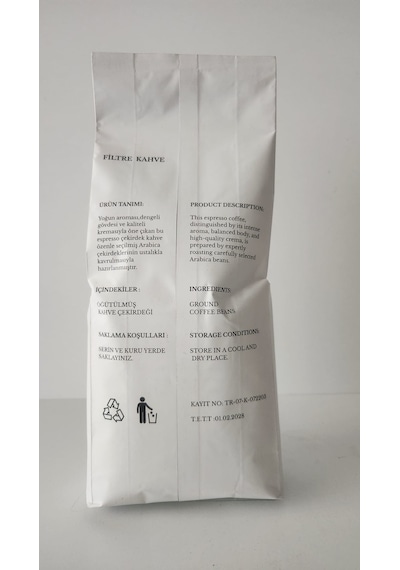 Ottomora İntense Series Filtre Kahve 1000 Gr 1 Kg - Taze Öğütülmüş Filtre Kağıdı