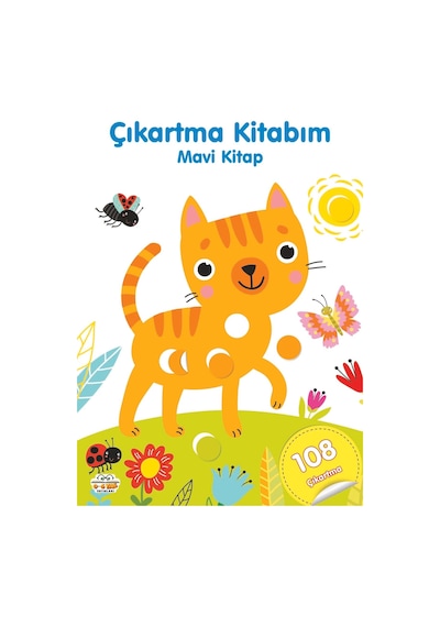 Çıkartma Kitabım Serisi Kırmızı, Mavi, Sarı Ve Yeşil Kitap Seti