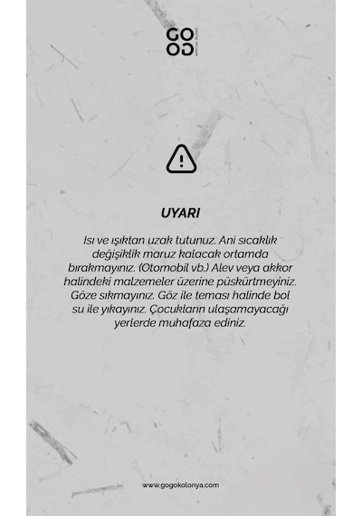 Gogo Lemon Cheesecake Kolonya 250ml Cam Şişe