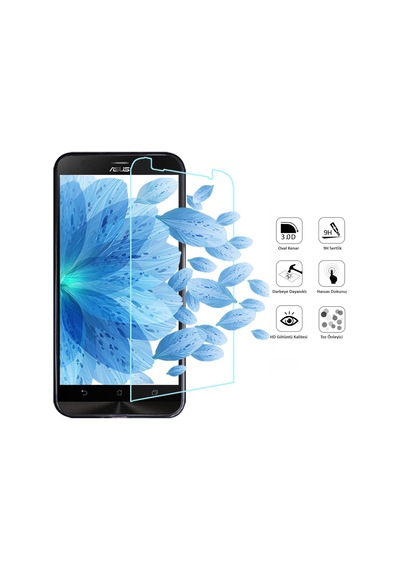 Asus (ZE550KL) Zenfone 2 Laser Ekran Koruyucu Temperli Cam