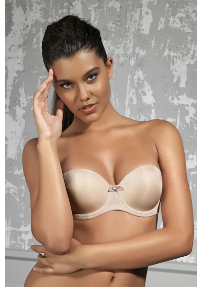 Melonika Golshan Gabrıella Balconette Foam Cup Bra, Konforlu Ve Şık Sütyen, Strapless Çok Renkli