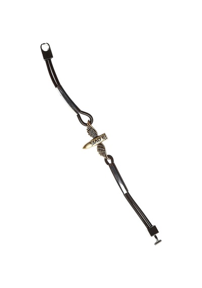 Tblk01180 Kanatlı Kurşun Unisex Bileklik 19 Cm 1101-1200 Çok Renkli