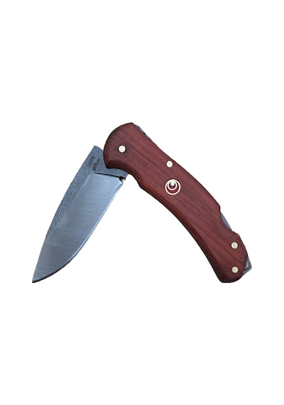 Kamp Çakı El İşçiliği N690 Çelik 18cm Namlu-paduk Sap Kırmızı
