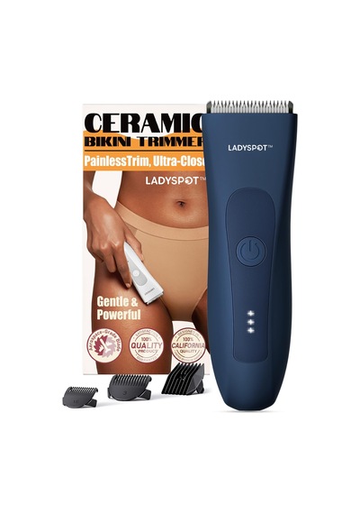 Ladyspot Kadın Kasık Tüyü Tıraş Makinesi Obsidyen Mavisi