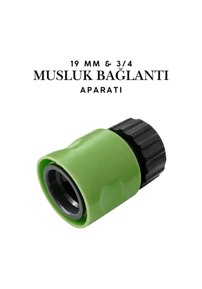 19 Mm 3/4" Dişi Çeşme Musluk Bağlantı Adaptörü - Sök Tak Sistem Hortum Aparatı Çeşme Başlığı