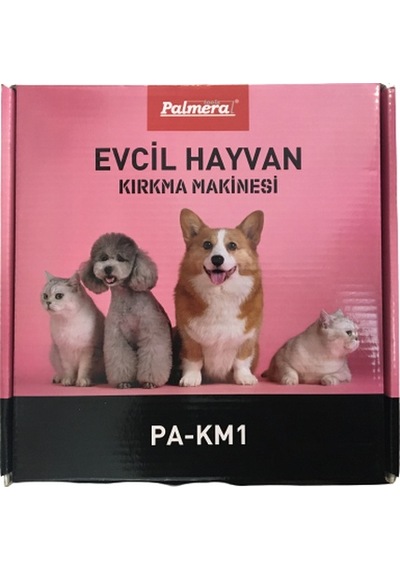 Palmera Kedi Köpek Kırkma Makinası Şarjlı Iki Akülü