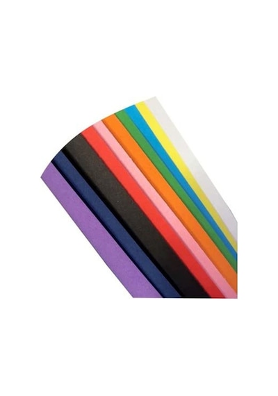 Fon Kartonu, 10 Renk İle 50x70 Cm Boyutunda 20 Adet