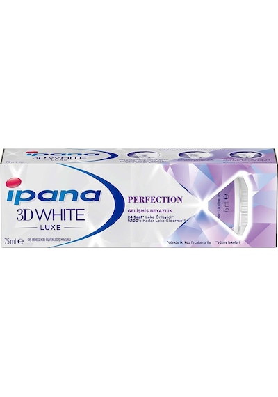İpana 3D White Luxe Perfection Gelişmiş Beyazlık Diş Macunu 75 ML